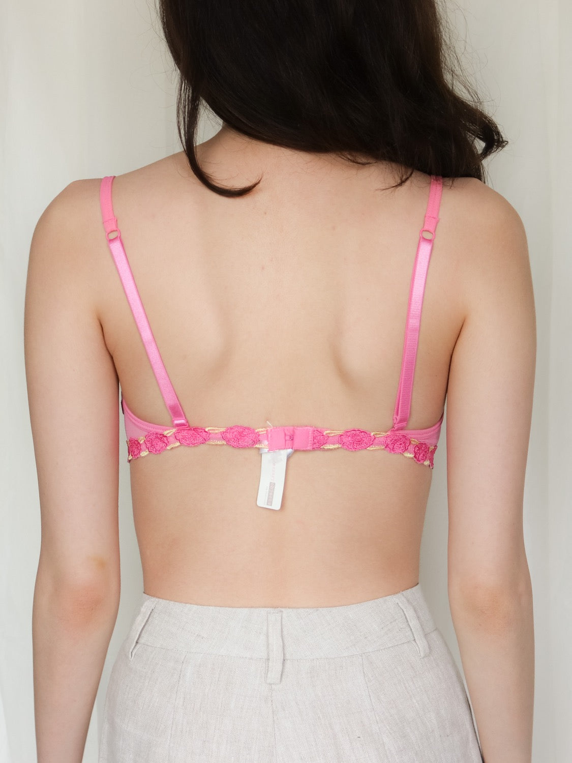Victoria's Secret Dusty Rose Lace Unlined Underwire Demi Bra Size 34C –  Shop Thrift World