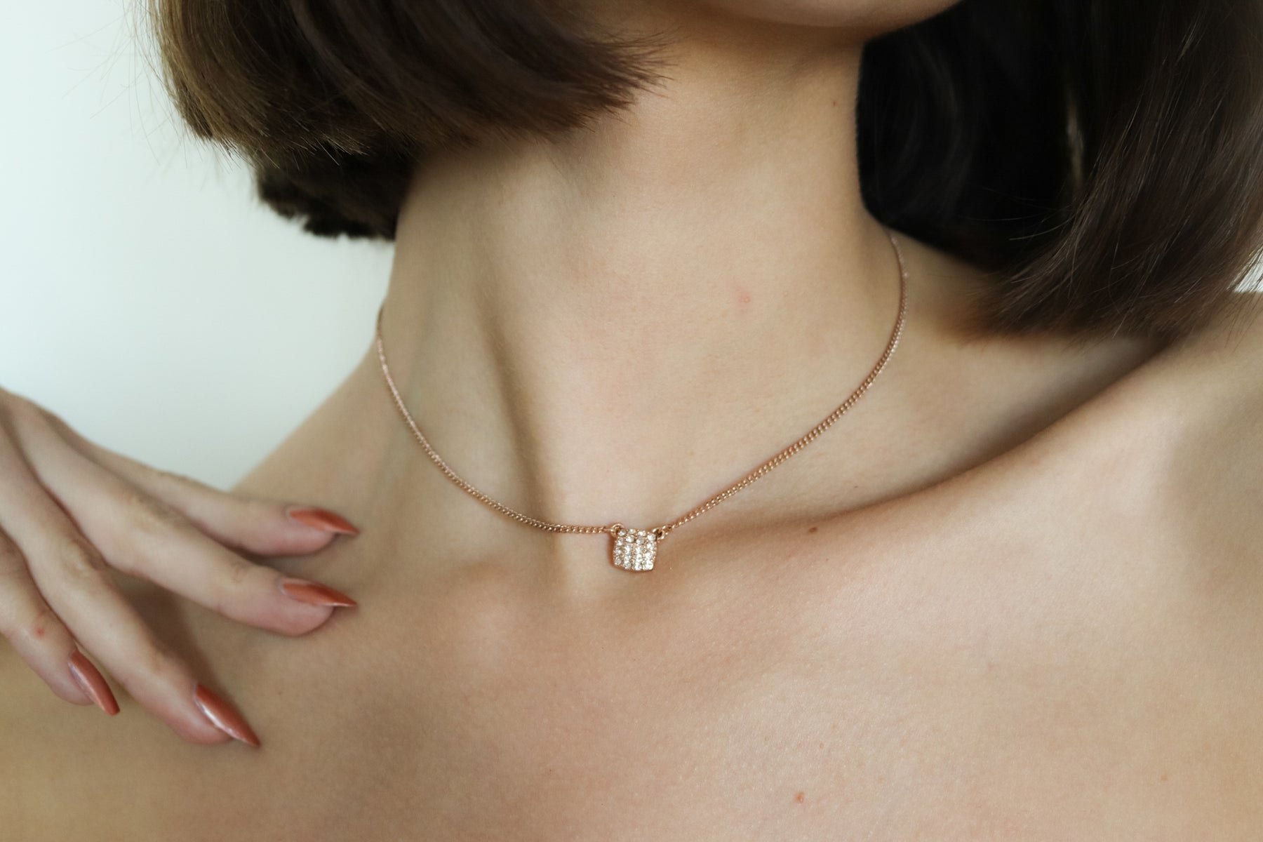 GIVENCHY ROSE GOLD NECKLACE | Rose gold necklace, Rose gold lariat necklace,  Gold necklace